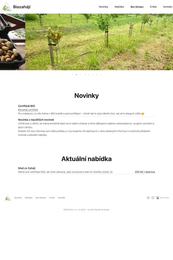 Biozahájí